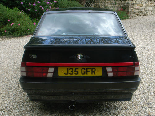 1991 Alfa Romeo 75 2.0 Twin Spark LE Back
