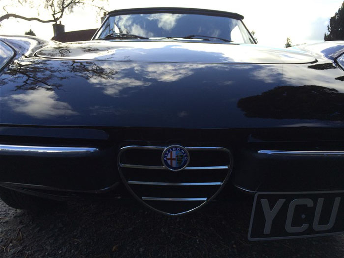 1979 Alfa Romeo Spider S2 Veloce 2000 Front Closeup