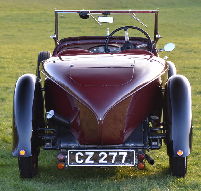 1932 Alvis 12 60 Beetleback Back