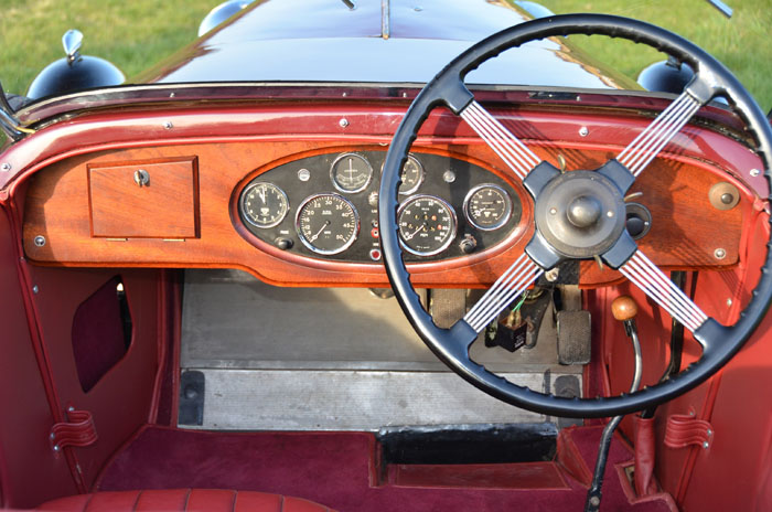 1932 Alvis 12 60 Beetleback Dashboard