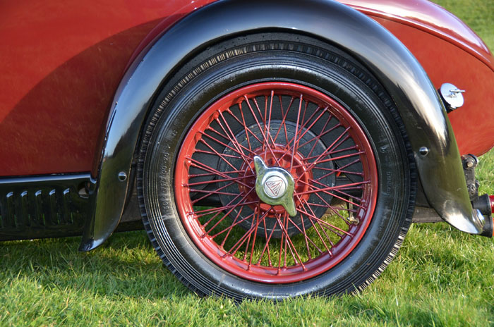 1932 Alvis 12 60 Beetleback Wheel