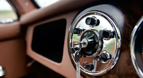 1953 Aston Martin DB2 Vantage DHC Dash Controls