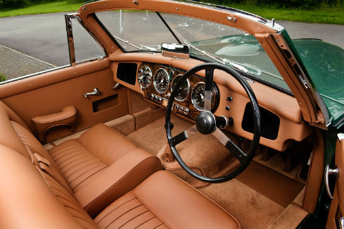 1953 Aston Martin DB2 Vantage DHC Interior 1