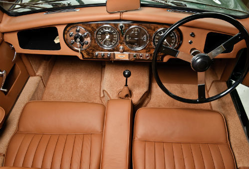 1953 Aston Martin DB2 Vantage DHC Interior 2