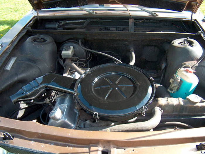 1973 audi 100gl engine bay