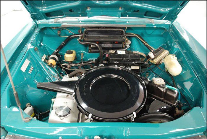 1968 auto union audi 80 variant rhd engine bay