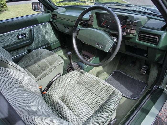 1984 Audi 80 1.8 GL Front Interior 1