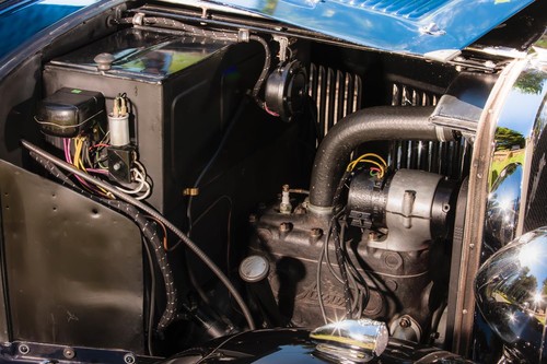 1934 Austin 10 4 Engine Bay