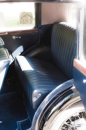 1934 Austin 10 4 Rear Interior