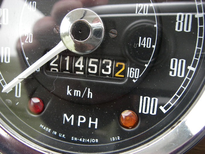 1972 Austin 1100 MK3 Mileometer