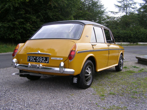 1971 austin 1300 gt bronze yellow 2