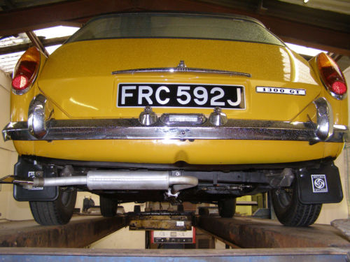 1971 austin 1300 gt bronze yellow back