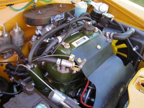 1971 austin 1300 gt bronze yellow engine