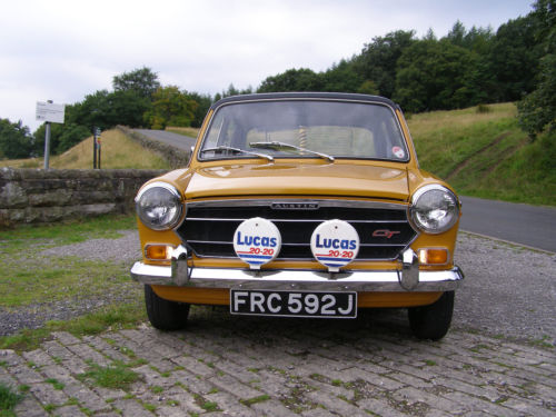 1971 austin 1300 gt bronze yellow front
