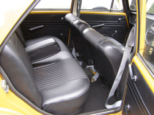 1971 austin 1300 gt bronze yellow interior 2