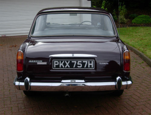 1970 austin 3 litre back