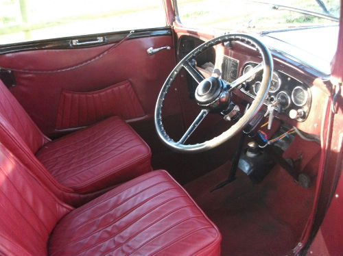 1935 austin ruby seven interior 1