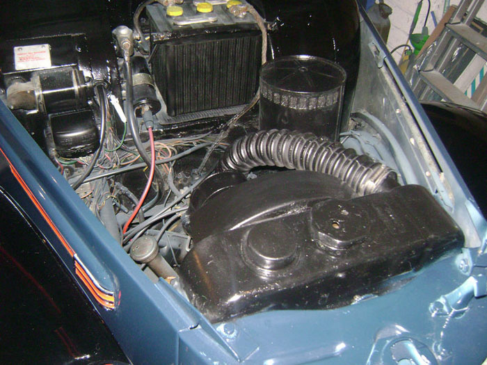 austin eight 1939 classic car engine bay