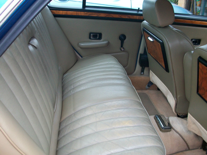 1977 Austin Allegro 1500 Vanden Plas Rear Seats
