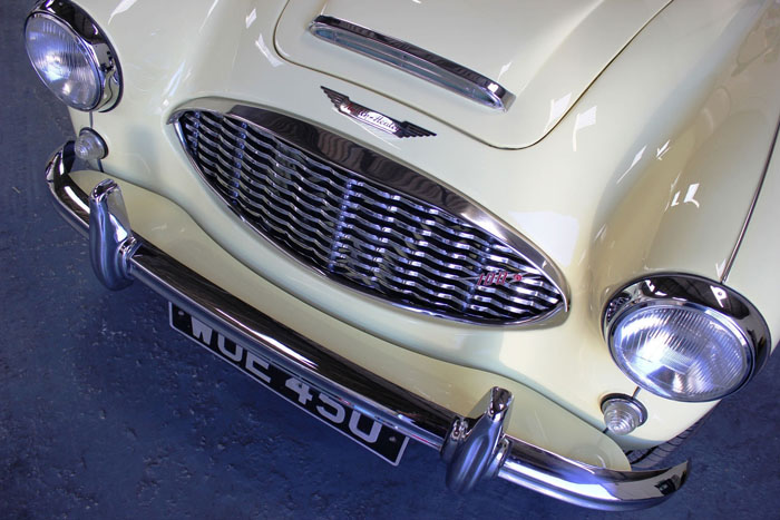 1957 Austin Healey 100-6 BN4 Front Closeup