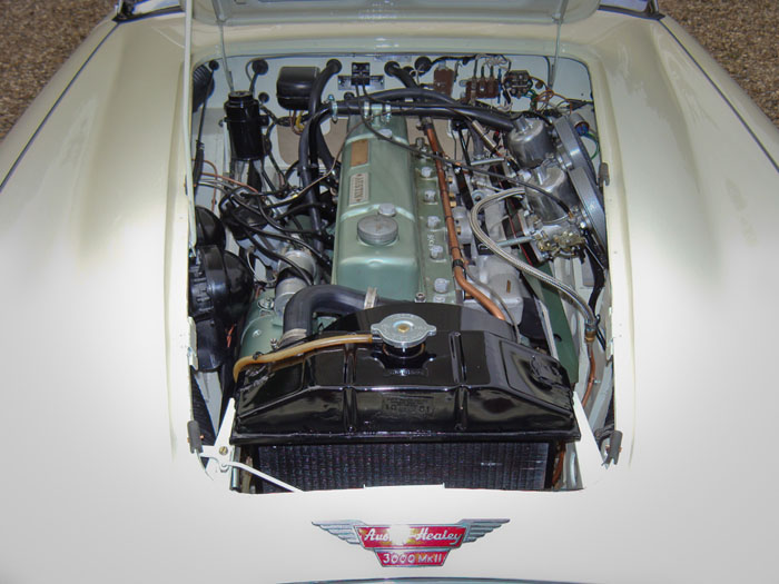 1963 Austin Healey MK2 3000 Engine Bay 2