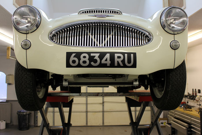 1963 Austin Healey MK2 3000 Front Closeup