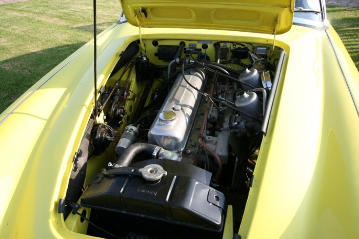 1967 Austin Healey MK3 3000 Engine Bay