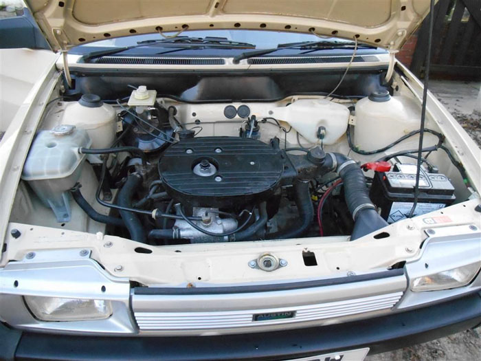 1987 Austin Maestro 500 Van 1.3 City Engine Bay