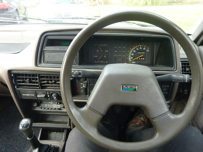 1986 Austin Maestro 1275 Dashboard Steering Wheel
