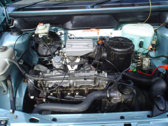 1986 austin maestro hls auto blue engine bay