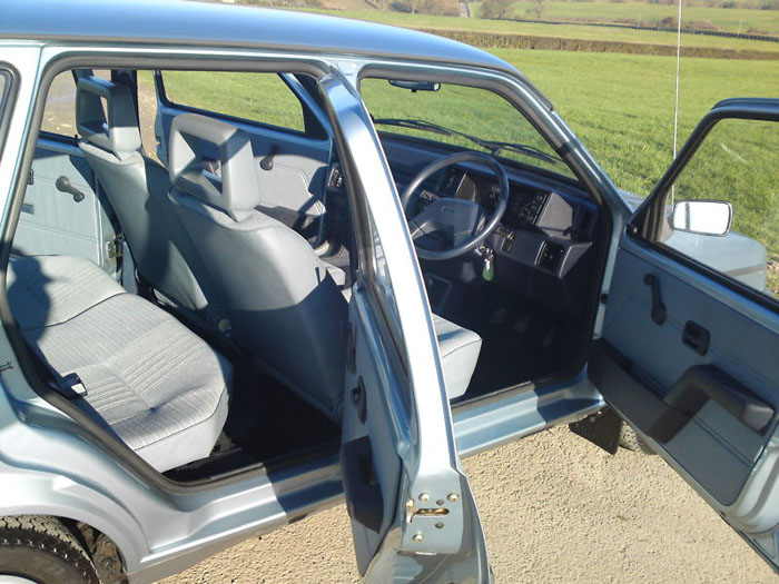 1987 austin metro 1.3l 5 door interior 1