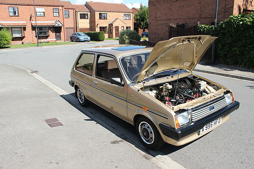 1984 Austin Metro MK1 Vanden Plas Bonnet Open