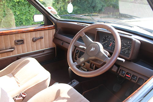 1984 Austin Metro MK1 Vanden Plas Front Interior