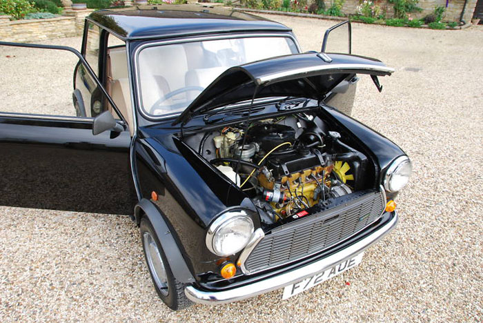 1988 mini 1000 city engine bay