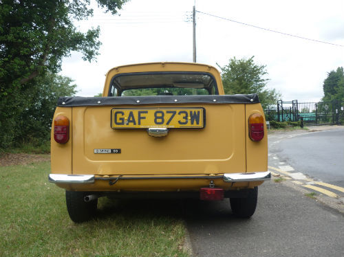 1980 austin morris mini pickup 95 back