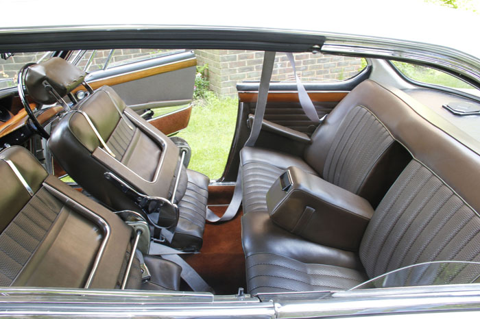 1968 BMW 2000CS Coupe Rear Interior