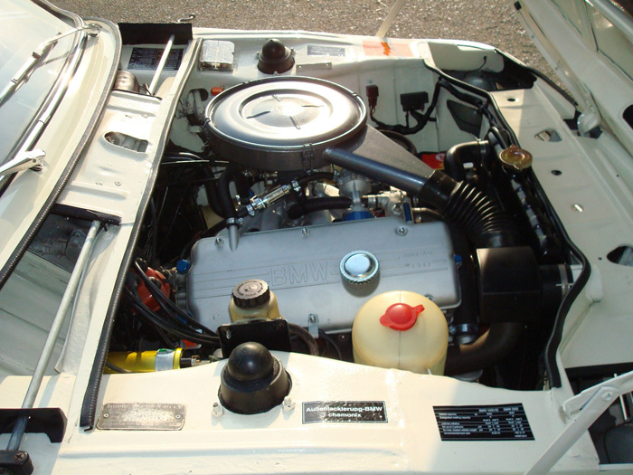 1973 BMW 2002 Cabriolet Engine Bay