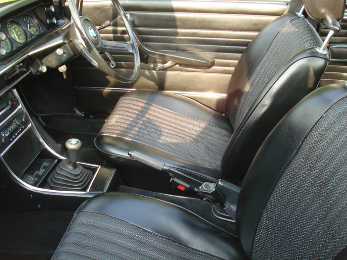 1973 BMW 2002 Cabriolet Front Interior