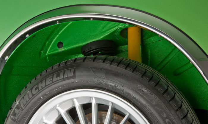 1975 bmw phase 2 csl batmobile 3153cc taiga green wheel arch suspension
