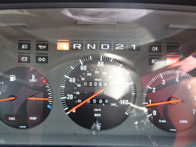 1979 BMW 633 CSi Dashboard Gauges