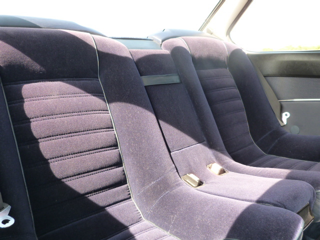 1979 BMW 633 CSi Rear Interior