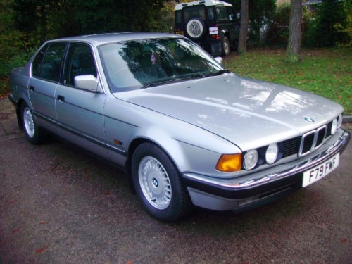 1989 bmw 735 i se auto grey 1