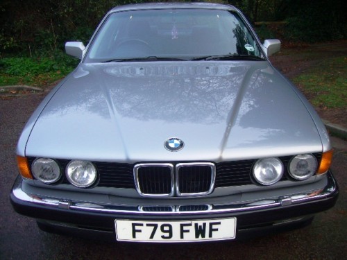 1989 bmw 735 i se auto grey 2