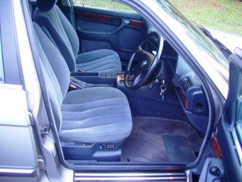 1989 bmw 735 i se auto grey interior 1