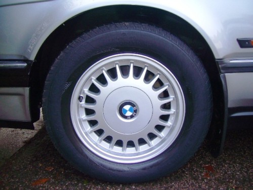 1989 bmw 735 i se auto grey wheel