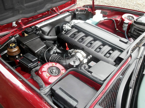 1993 BMW E34 525 SE Engine Bay