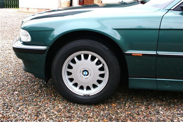 1997 bmw 728i auto green wheel