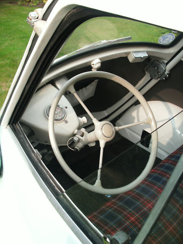 1962 bmw isetta 300 bubble car interior 1