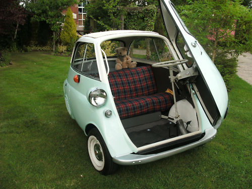 1962 bmw isetta 300 bubble car interior 2