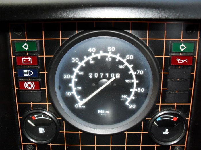 1986 bedford cf2 panel van speedometer